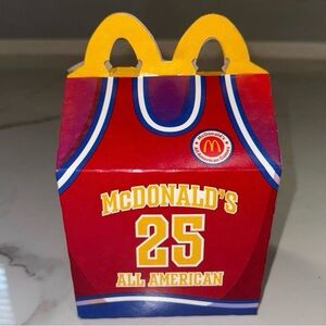 Mcdonalds X NBA jersey #25 empty Box for display decor toy design brand new 2025